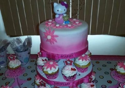Hello Kitty Cake/Cupcake Tower