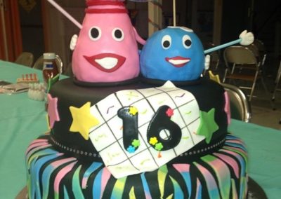 Bowling Sweet 16 Cake