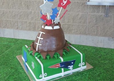 Patriots Football Cake