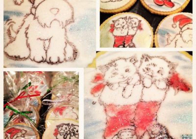 Stamped Christmas Cookies
