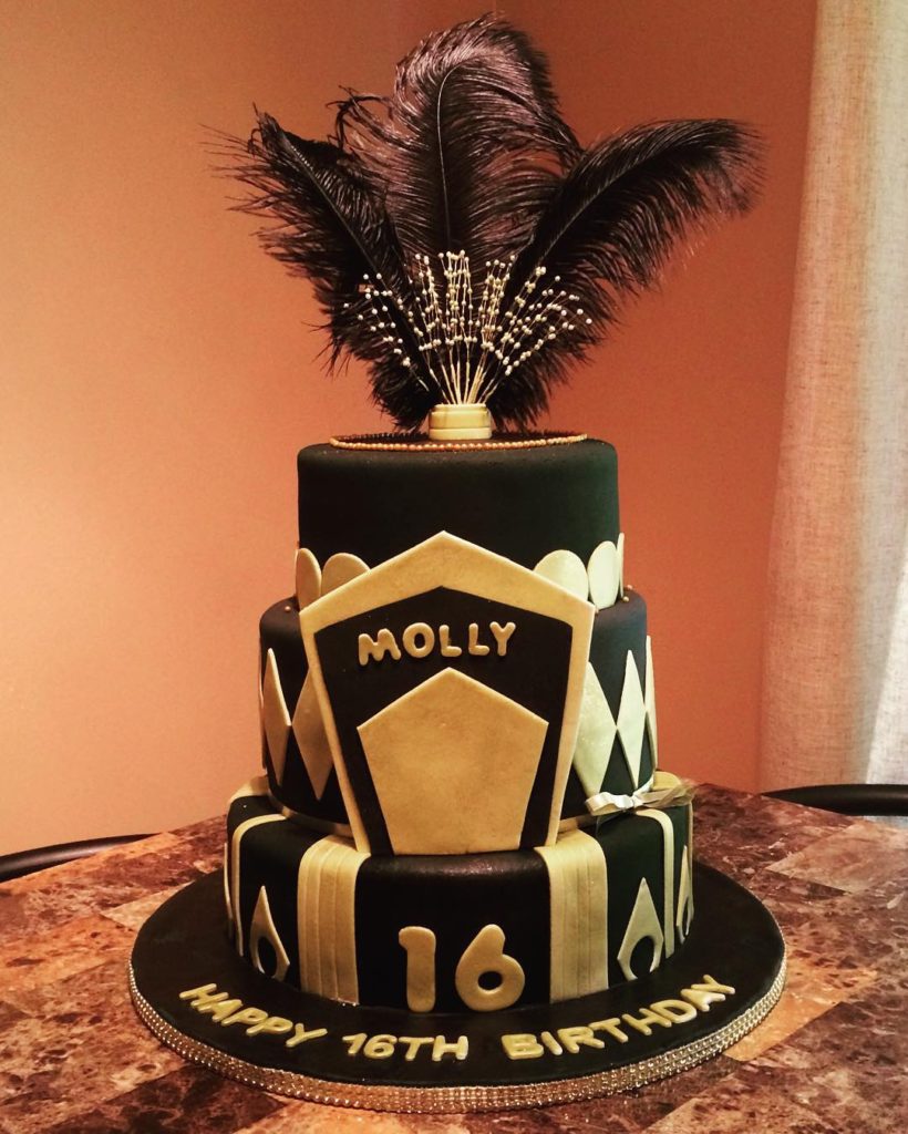 black and gold sweet 16