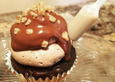 Alcohol Infused Nutella Baileys Cupcake