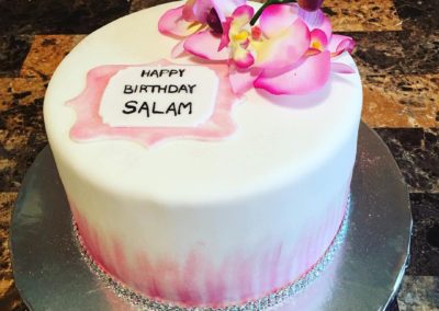 Pink Orchid Cake