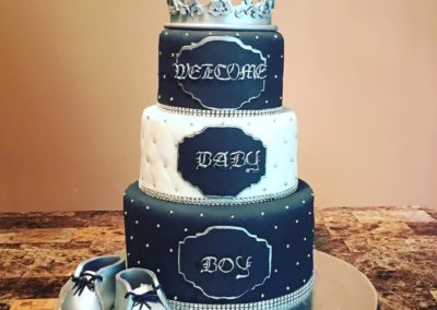 Royal Baby Shower Cake