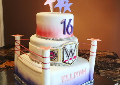 WWE Sweet 16 Cake